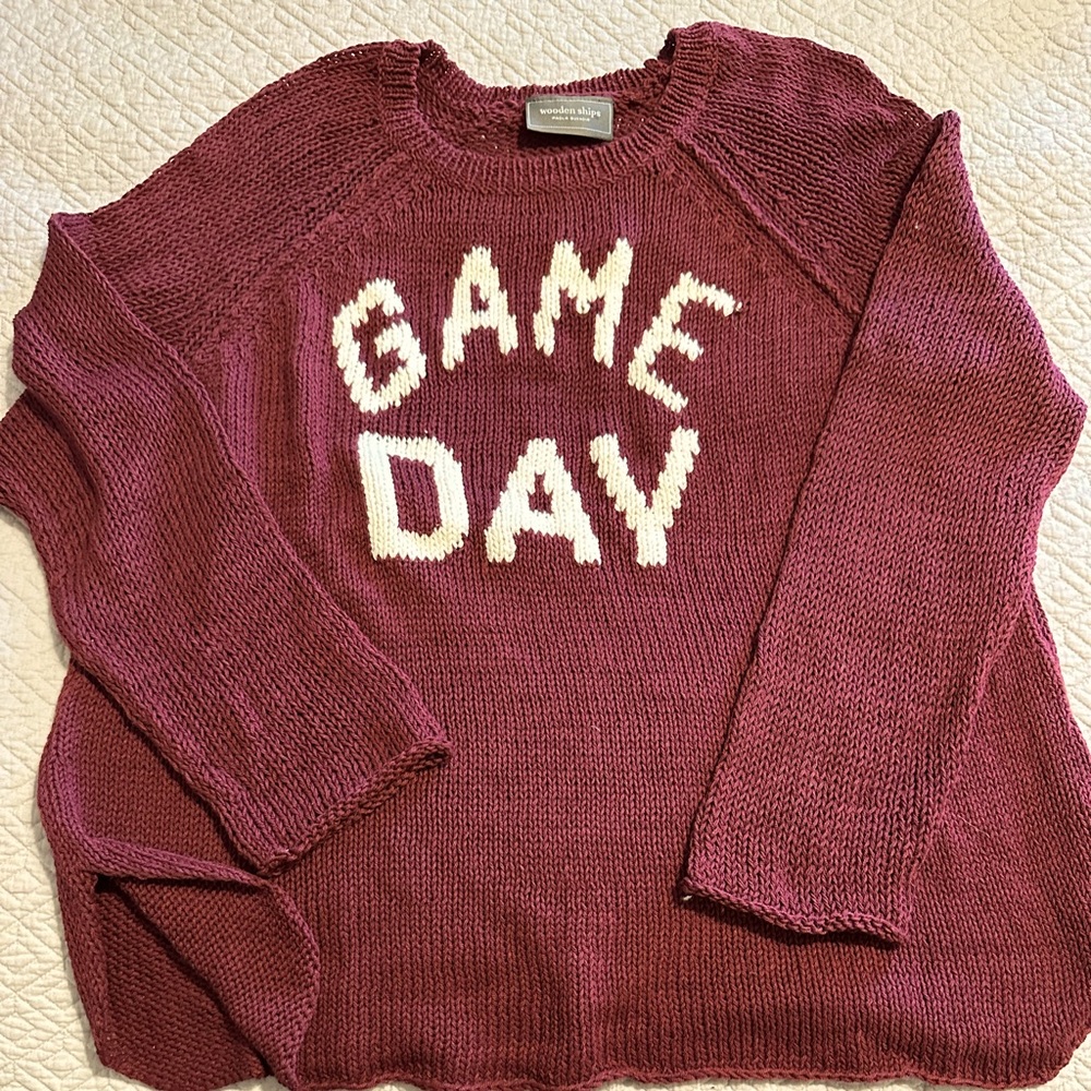 Wooden Ships Game Day Sweater